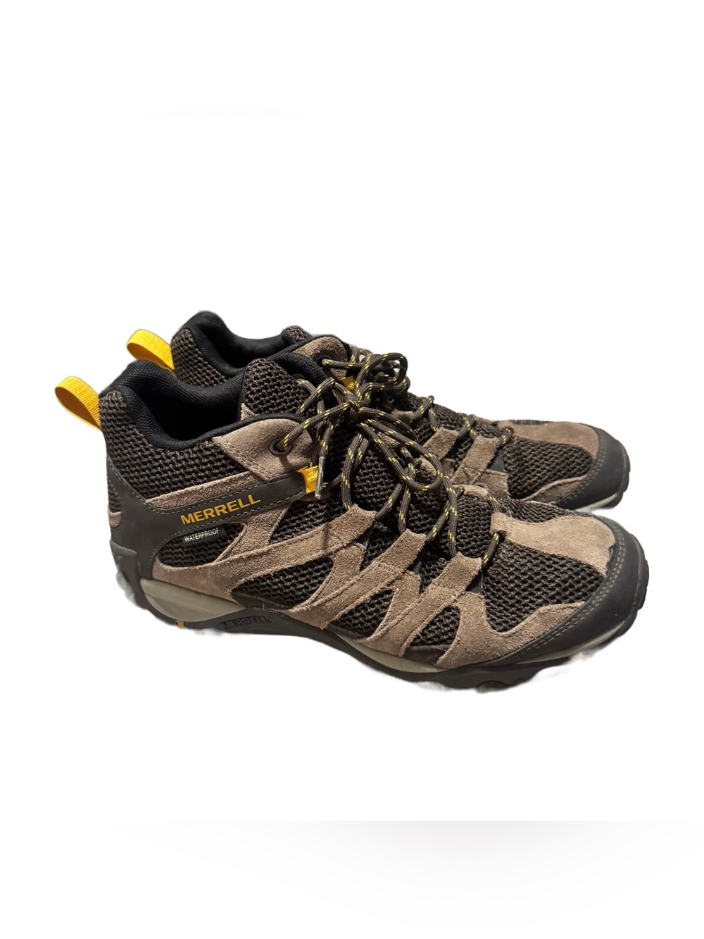 Merrell Alverstone Hiking Boots Men's 8 Waterproof Mid Ankle Outdoor Gorpcore - Picture 2 of 6